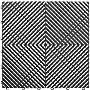 Dalle de sol pour garage noir 40×40 – JBM – 54906